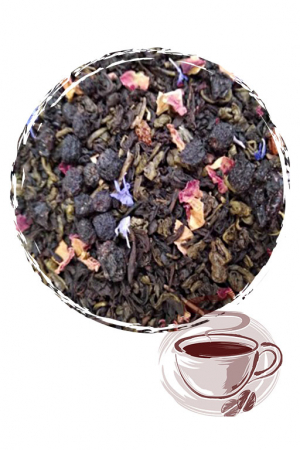 Суміш Чорного та Зеленого чаю "Смородина в шампанському"